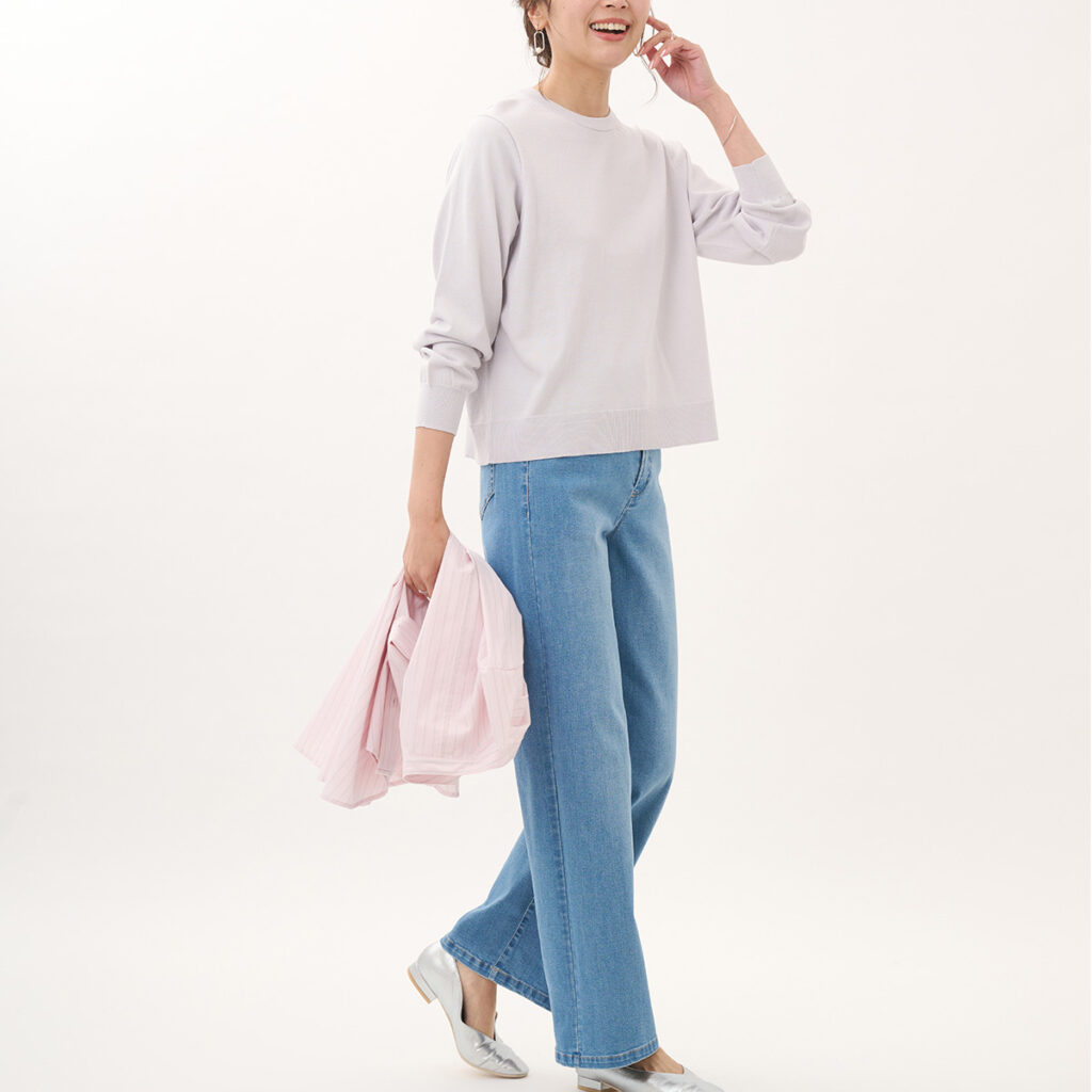 【ウォッシャブルでお手入れ簡単！最旬春ニット】