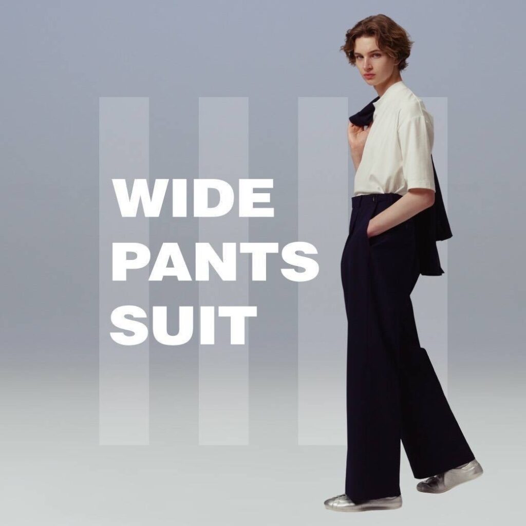 【ビジカジスタイルの新たなスタンダード｜WIDE PANTS SUIT】